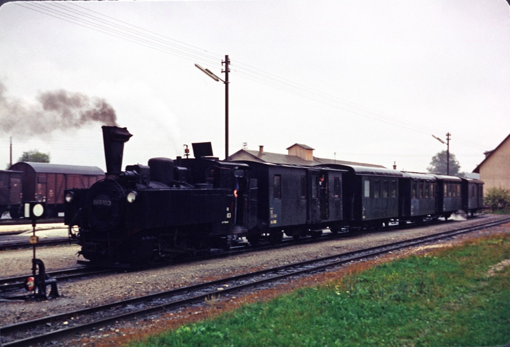 ÖBB 699.103 at Gmund 1963