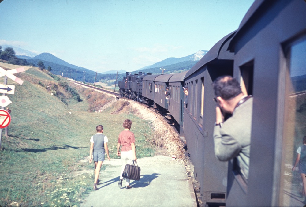 Double heading on the Aspbang Bahn in Sept 1963