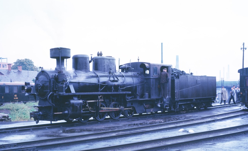 Ex JZ 0-8-2 at Miscolc Steelworks 64.