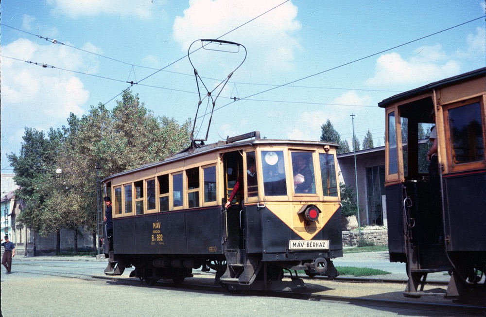 Local tram in east Hungary