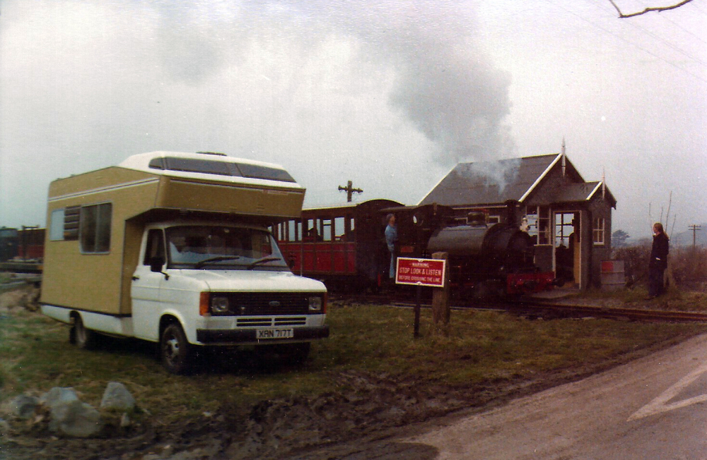 Our motorhome at Brynglas Easter 1979