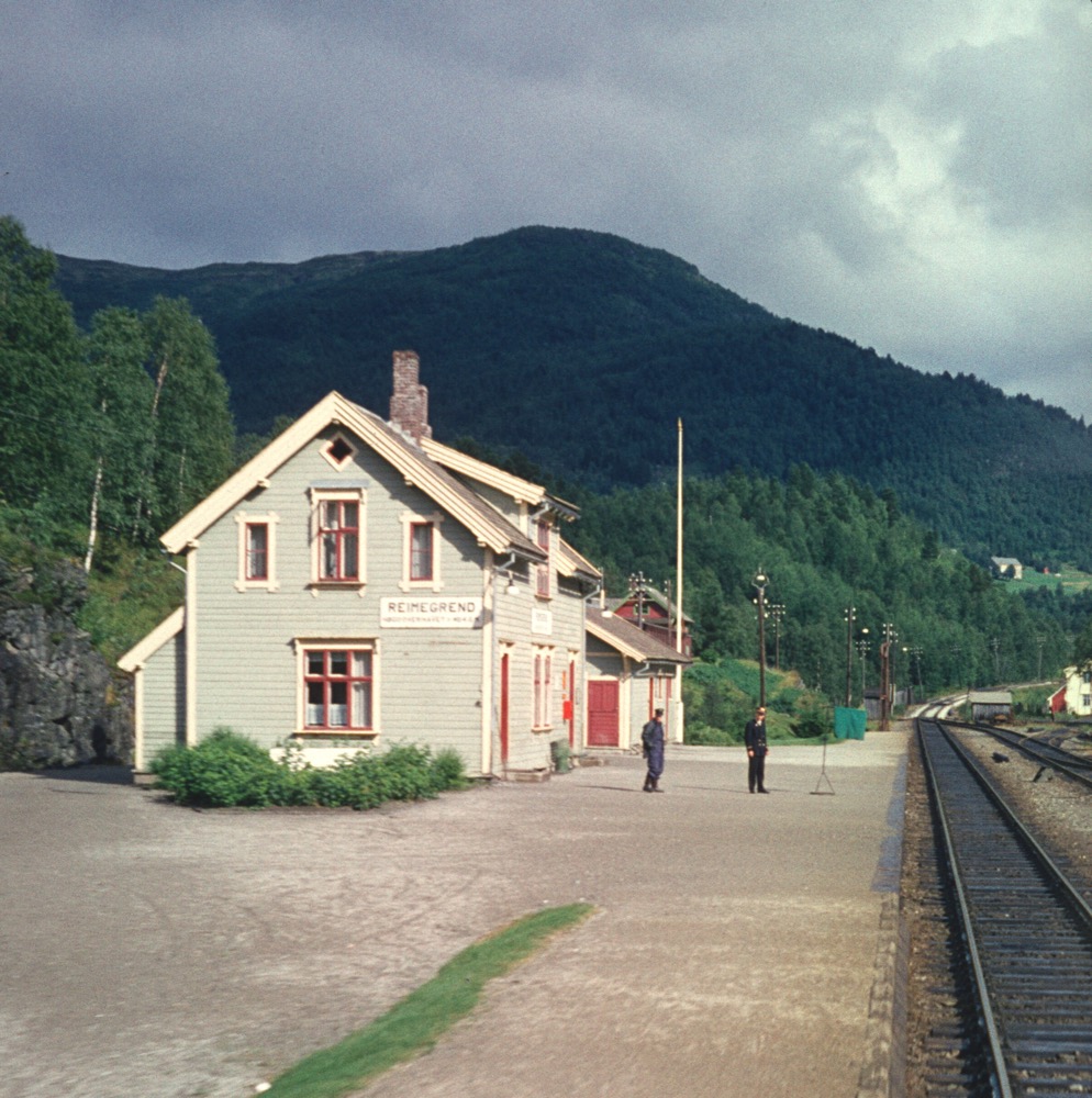 A station on the main line to Myrdal